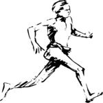 Man Running 2 Clip Art