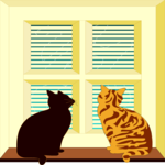 Cats at Window