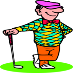 Golfer 055 Clip Art