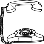 Telephone 061 Clip Art