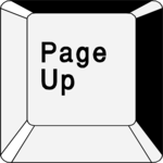 Key Page Up Clip Art