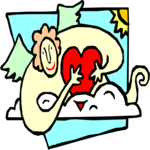 Angel & Heart 22 Clip Art