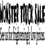 Monster Truck Sale