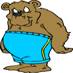 Bear in Shorts