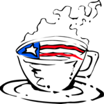 Patriotic Coffee Clip Art