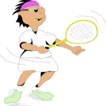 Badminton 05 Clip Art