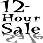 12 Hour Sale Clip Art