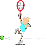 Tennis 007 Clip Art