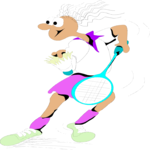 Tennis 056 Clip Art