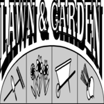 Lawn & Garden Heading Clip Art