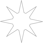 Star 038 Clip Art