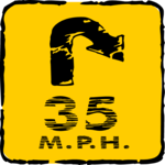 Speed Limit - 35 2 Clip Art
