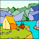 Camping 03 Clip Art