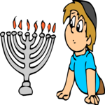 Menorah & Boy 6