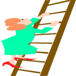 Corporate Ladder 1 Clip Art