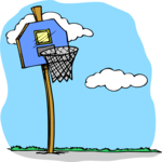 Basketball - Backboard 6 Clip Art