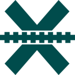 Railroad Xing 02 Clip Art