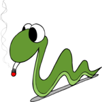 Snake Smoking