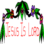 Jesus is Lord 2 Clip Art