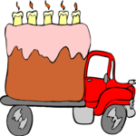 Cake on Truck