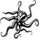 Octopus 04 Clip Art