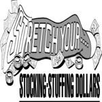 Stretch Dollars Clip Art