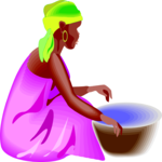 Woman Cooking Clip Art