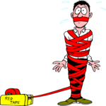 Red Tape 2 Clip Art