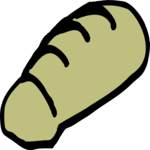 Bread - Loaf 23 Clip Art