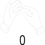 Sign Language O
