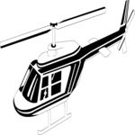 Helicopter 08 Clip Art