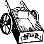 Fish Cart Clip Art
