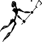 Lacrosse 2 Clip Art