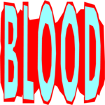 Blood - Title Clip Art