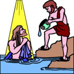 Jesus & John the Baptist 1 Clip Art