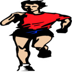 Runner 17 Clip Art