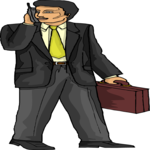 Businessman & Briefcase 9