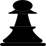 Pawn - Black 1 Clip Art