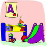 Roomful of Toys Clip Art