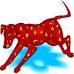 Dog - Spotted 2 Clip Art
