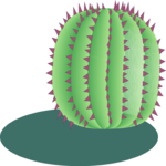 Cactus - Barrel 1 Clip Art
