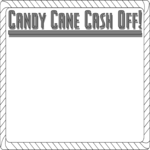 Candy Cane Cash Off Frame