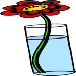 Flower in Vase 2 Clip Art