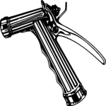 Garden Hose Nozzle 2 Clip Art