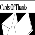 Cards of Thanks