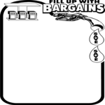 Fill Up with Bargains Frame