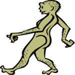 Cave Man 14 Clip Art