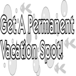 Permanent Vacation Spot Clip Art