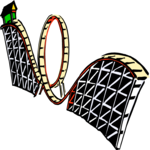 Roller Coaster 06 Clip Art