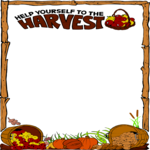 Harvest Frame Clip Art